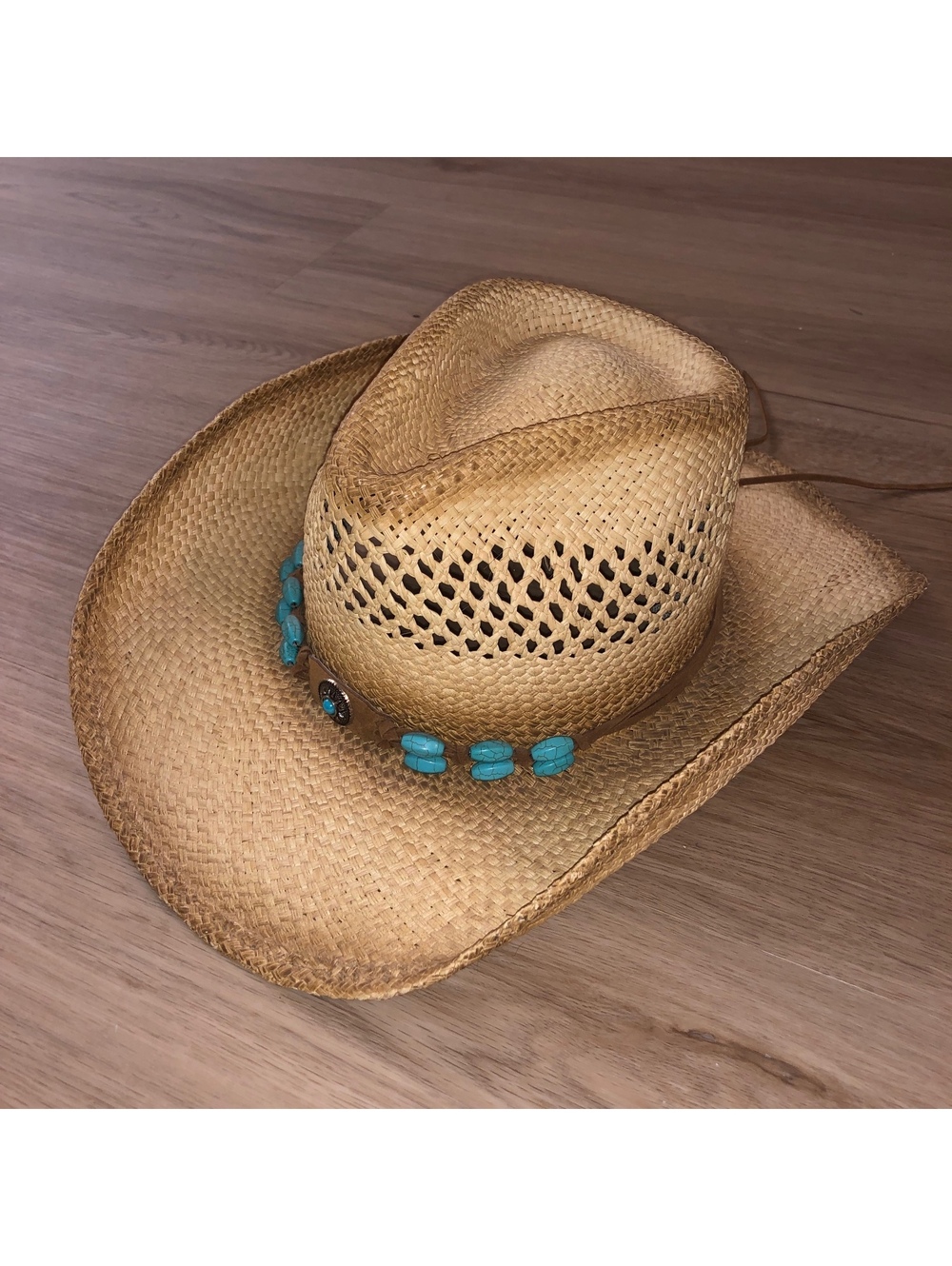 TERRI CLARK SIGNATURE COLLECTION COUNTRY MUSIC STRAW COWBOY HAT BULLHIDE STRAW L